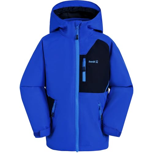 Kamik Kinder Otis Jacke, blue-midnight, 116