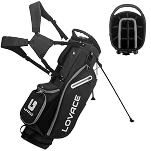 14-Way Golf Stand Bag, Lightweight Golf Bag with Stand for Men and Women