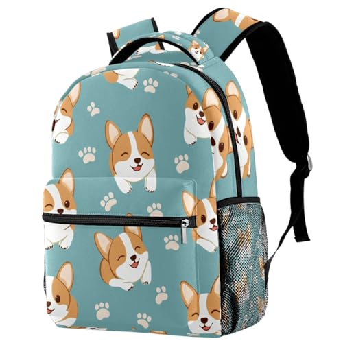 Sac à dos de voyage rouge écharpe lapin avec poches filet