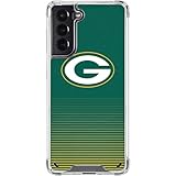 Skinit Clear Phone Case Compatible with Galaxy S21 5G - Officially Licensed NFL Green Bay Packers Breakaway Design