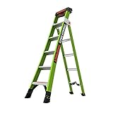 Little Giant Ladder Systems 13610-071 King Kombo 3-in-1 Ladder, 6 Ft, Gray