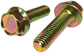 (50) M8-1.25x25 Class 8.8 Hex Flange Bolts Frame Cap Screws Zinc Yellow