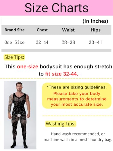 EHSUYAB Lingerie masculina, presente sexy para ele, meias corporais, body arrastão de renda, roupas