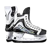 CCM JetSpeed ​​FT8 Pro Weiß Eishockey Schlittschuhe Intermediate (6.0 = EU 40,5; Regulär Weite)