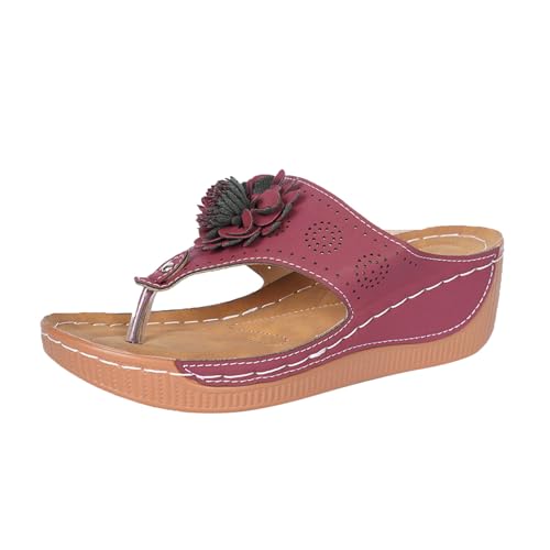 Imagen de Sandalias de cuña con diseño ergonómico que alivian la fatiga del pie