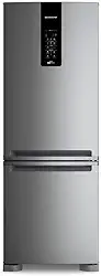 Geladeira Brastemp Frost Free Inverse A+++ 461 litros cor Inox com tecnologia Inverter e Freeze Control Advanced - BRE59FK 110V
