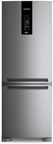 Geladeira Brastemp Frost Free Inverse A+++ 461 litros cor Inox com tecnologia Inverter e Freeze Control Advanced - BRE59FK 110V