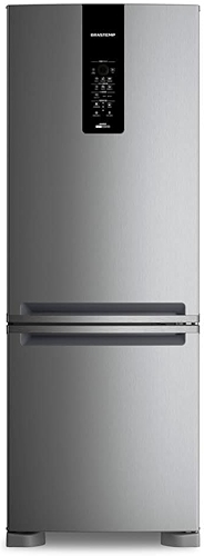 Geladeira Brastemp Frost Free Inverse A+++ 461 litros cor Inox com tecnologia Inverter e Freeze Control Advanced - BRE59FK 110V