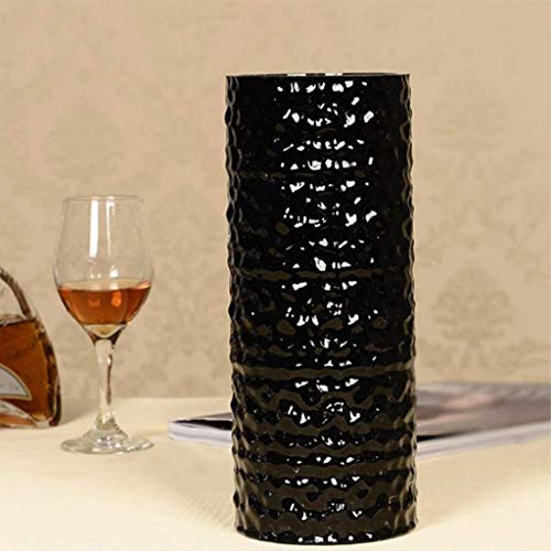 Vase en verre noir et blanc salon moderne ornement table rétro - 3