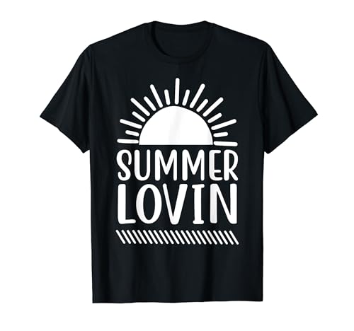 Summer Lovin Funny.Graphic Tees per donna uomo Maglietta