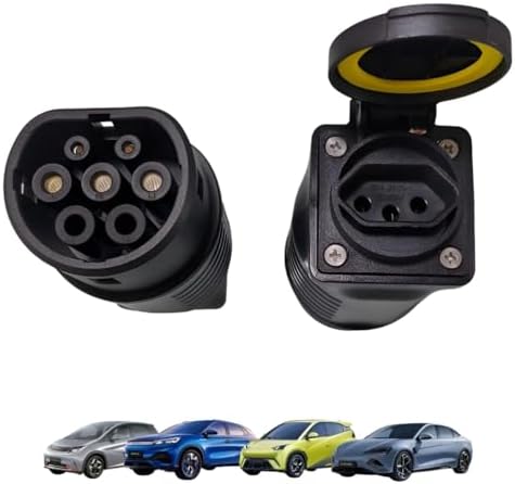 Plugue De Descarga V2l Tomada Carro Elétrico Tipo 2 Byd Gwm