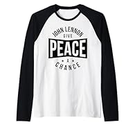 Peace and Anti-War design. Part of the Official John Lennon Collection by John Lennon Lightweight, Classic fit, Double-needle sleeve and bottom hem