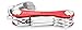 KeySmart Classic - Compact Key Holder and Keychain Organizer (up to 14 Keys, Red)