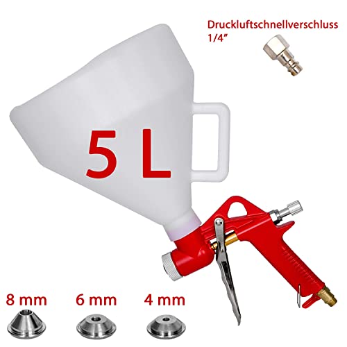 Putzpistole Mar-Pol Trichterpistole mit 3 Düsen 4, 6 und 8 mm