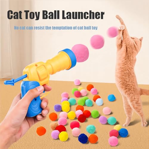 image for Kalimdor Cat Toy Ball Launcher,Interactive Cat Toys for Indoor Cats Ad