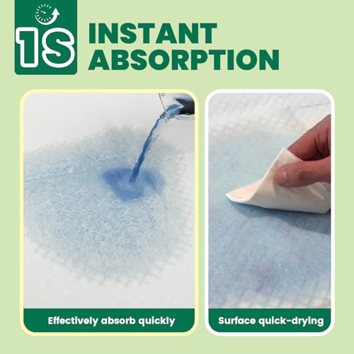 IMMCUTE 100 Count Premium Puppy Pads, 22\"x23\" Dog Pee Pads – Ultra-Soft Heat-Sealed, 6-Layer Leak-Proof & Super Absorbent Potty Training Pads for Dogs, Cats, Pets | Crate Training & Indoor Use, Blue