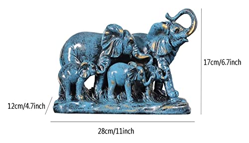 Sculpture éléphant duo pour combler un espace vide sur buffet de salle
