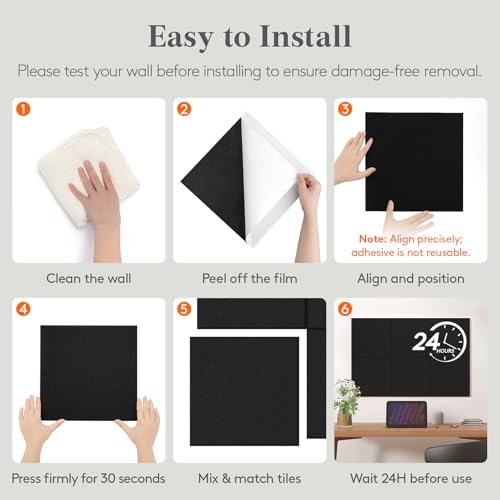 Lifewit Groß Pinnwand Filz Selbstklebend, 120 x 90 cm-12 Pack Korkwand Alternative, Dekorative Vision Board Fotowand Pin Board Memoboard mit 50 Stück Pinnnadeln für Büro, Kinderzimmer, Salbeigrün