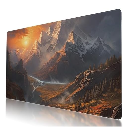 Alfombrilla de mouse grande hiperrealista de pintura al óleo de 35.5 x 16 pulgadas con costuras antideshilachado, base de goma antideslizante, ideal para juegos y uso en la oficina