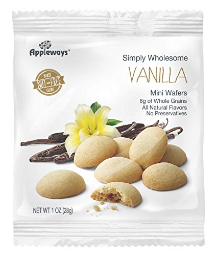 Appleways Whole Grain Vanilla Wafers, 1 Ounce -- 108 Per Case. #TOP2