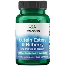Swanson Lutein & Bilberry 6/20 Milligrams 120 Sgels