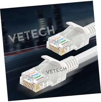 Vetech CAT6 Lan Ethernet Kablosu Fabrikasyon Internet Kablo Network Ağ Kablosu (1.5 Metre) - Görsel 4