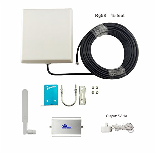 700Mhz At&T T-Mobile 4G Lte Cell Phone Signal Booster For Home And Office Band12/17 Mobile Phone Signal Amplifier Including Rg58 Cable Repeater Full Kit #TOP1