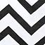 Canvas Chevron Black and White