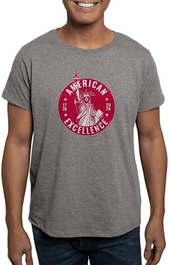 CafePress America250: American Excellence Men's Classic T Shirt Men's Semi-Fitted Classic Cotton T-Shirt