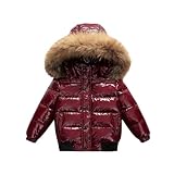 Children Boy Girl Going Out Long Sleeve Parkas Jackets Hoods Outerwear for Kid Collared Neck Baby Tees Thermal Thick with Hood Plain Winter Fall Jacket 2026 2 Years