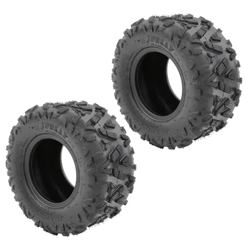 16x8-7 ATV UTV Tires, 16x8-7 Mini Bike Quad Go Kart Tires, 2Ply Tubeless, 2 Pack (B)