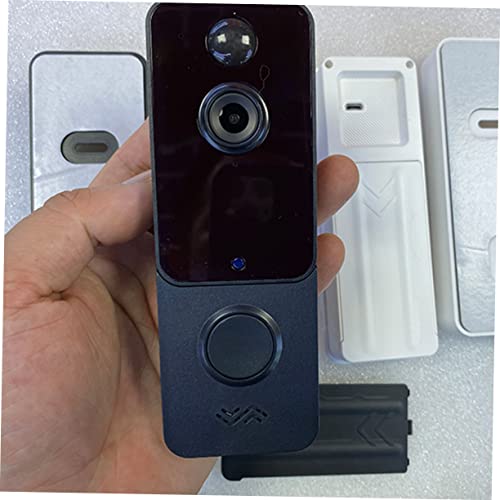 UKCOCO 1Pc Campainha De Vídeo Inteligente Campainha Campainha Inteligente Visão Noturna Campainha Vi
