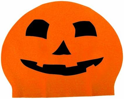 AQUAWORLD Jack O Lantern Novelty Latex Swim Cap [Misc.]