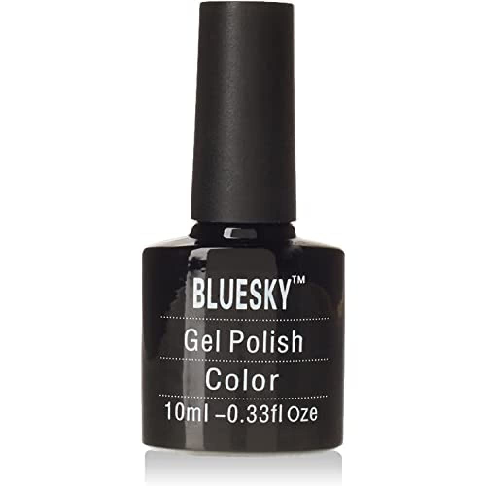 Bluesky Gel Nail Polish, Red Glitter LT96, Long Lasting, Chip Resistant, 10 ml (Requires Curing Under UV LED Lamp)