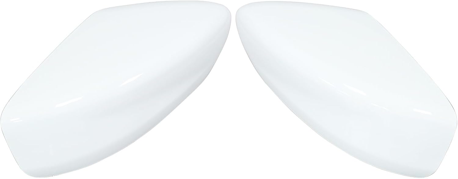 ApplianPar 2Pcs White Left and Right Side Rearview Mirror Cover Cap for Altima 2013 2014 2015 2016 2017 2018