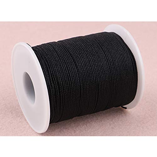 Nylon Thread Twine For Gardening Braided Bracelets Diy Crafts (1Mm-394Feet, Black) #TOP1