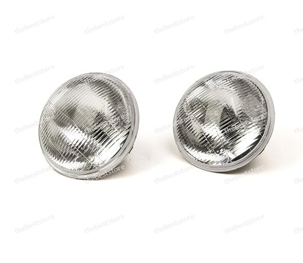 HELLA Headlight Beam 7'' inches compatible For Willys Jeep Cj Pickup Mm 550 MM540, COMMANDER, MARUTI GYPSY, MARUTI OMNI VAN Truck etc.| Headlamp and accessories (Set of 2)-image-39