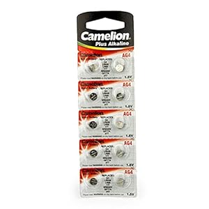 10 camelion ag4 / lr66 / 177 / 377 / lr626 pile bouton longue durée de vie (date d'expiration marqué)