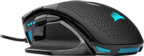 Corsair Nightsword RGB, Tunable FPS/MOBA Optical Gaming Mouse (18000 DPI Optical Sensor, Weight System, 10 Programmable Buttons, RGB Multi-Colour Backlighting) - Black