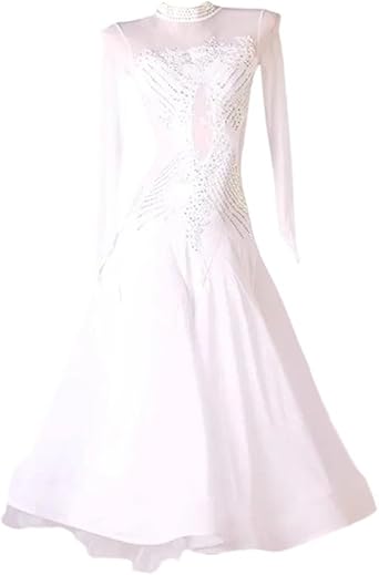 Women Modern Dance Match Dress Ballroom Competition Standard Outfits Waltz Clothes