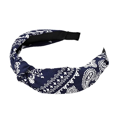 Headbands for Women Alice Bands Adult Women Boho Beauty Wide Top Knot Turban Fabric Hairband No Slip Headwear Elastic Hair Hoops Fashion Hair Accessories for Women and Girls 4Pcs - Image 4
