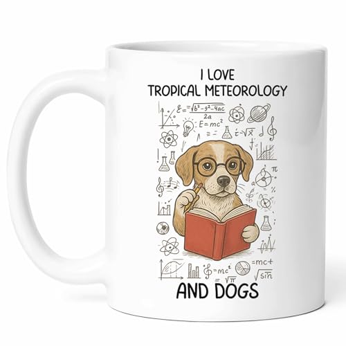 Tropical Meteorology & Dogs Mug, 11oz Ceramic Gift