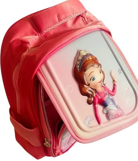 School Bags for girls(•SIZE- 42 * 32 * 20* CM)|Cartoon School Backpack for Girls 3D Design with flap pocket (pack of 1)