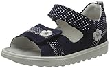 Flexible Laufsohle Superfit Baby Mädchen Lettie Sandalen, Blau (Blau 80), 23 EU