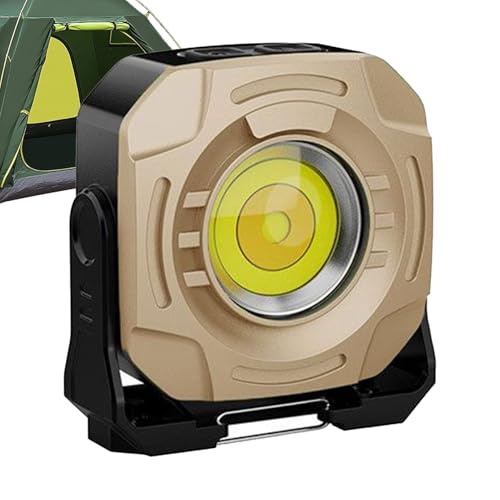 Luz de trabajo recargable y lámpara magnética giratoria 360 grados impermeable para garaje