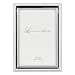 Lawrence Frames Metal Picture Frame Silver-Plate with Delicate Beading, 4 by 6-Inch