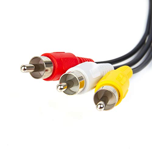 Xenocam Rca 5Ft Audio/Video Composite Cable Dvd/Vcr/Sat Yellow/White/Red Connectors 3 Male To 3 Male #TOP2