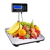 Electronic Scale, High-Precision Digital 3-in-1 300Kg X 50g Pet Postage Parcel Packet Shipping Platform Scales Home (300Kg/0.1kg)