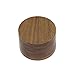 Lipper International Acacia Wood Divided Spice Box with Swivel Cover, 4