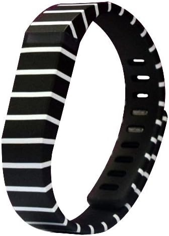 i-smile 1PC Replacement Bands with Metal Clasps for Fitbit Flex / Wireless Activity Bracelet Sport Wristband / Fitbit Flex Bracelet Sport Arm Band (No tracker, Replacement Bands Only) & 1pc Black Silicon Fastener Ring